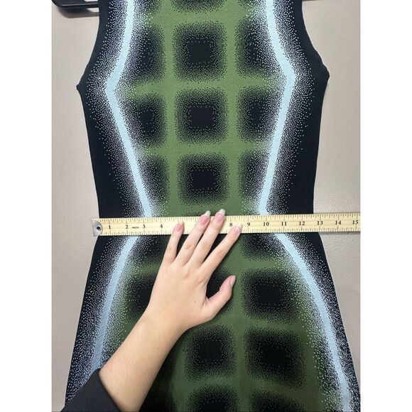 PH5 Black and Green Mini Dress - Picture 8 of 11